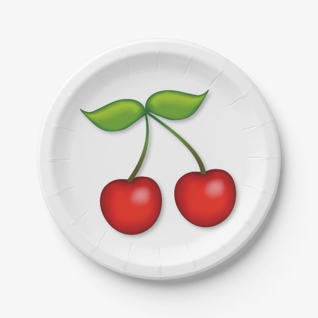 Room for Cherry Pie Paper Plate (Front)