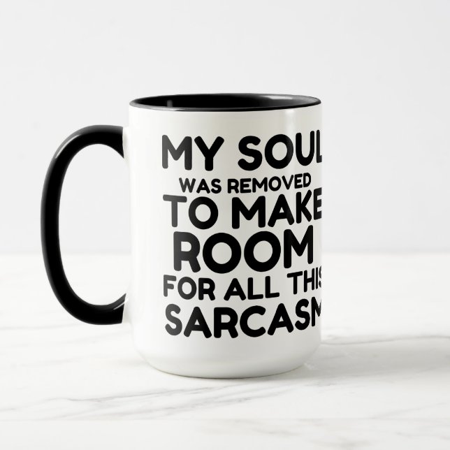 ROOM FOR SARCASM MUG (Left)