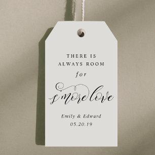 Room for S'more Love Wedding Party Favour Gift Tags