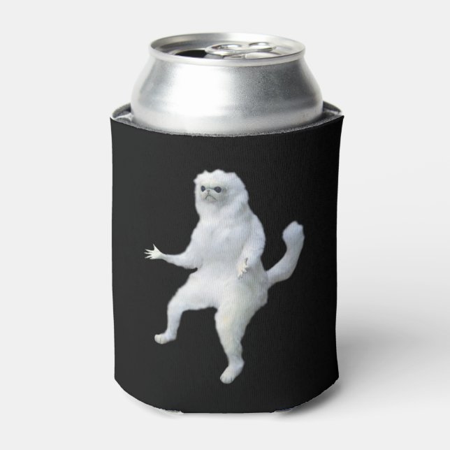 Room Guardian Meme Double Sided Black Can Cooler (Can Front)