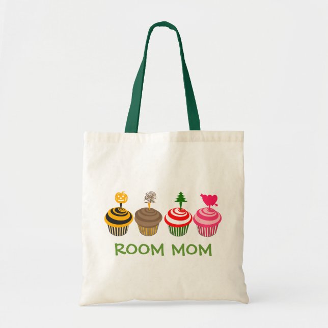 Room Mum Seasonal Cupcakes Tote (Front)