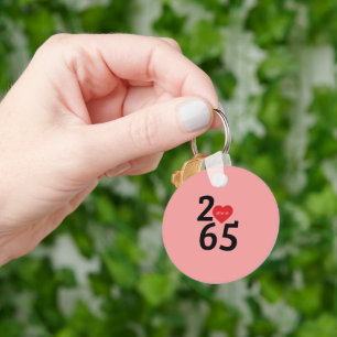 Room Number 256 in Key Ring