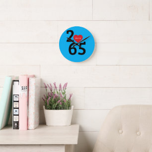 Room Number 256 in Round Clock