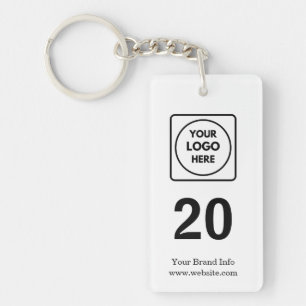 Room Number Custom Logo Hospitality Design Key Ring