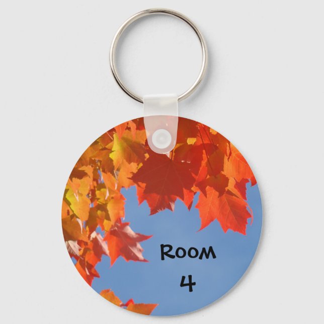Room Number keychains Custom unique (Front)