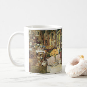 Room of Flowers by Childe Hassam, Vintage Fine Art Coffee Mug