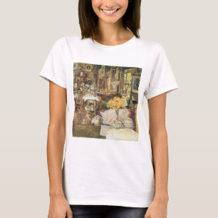 Room of Flowers by Childe Hassam, Vintage Fine Art T-Shirt