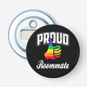 Roommate Gay Pride Bottle Opener
