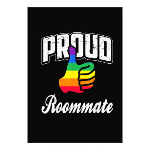 Roommate Gay Pride Photo Print