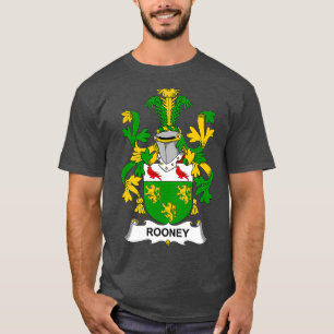 Rooney Coat of Arms Family Crest T-Shirt