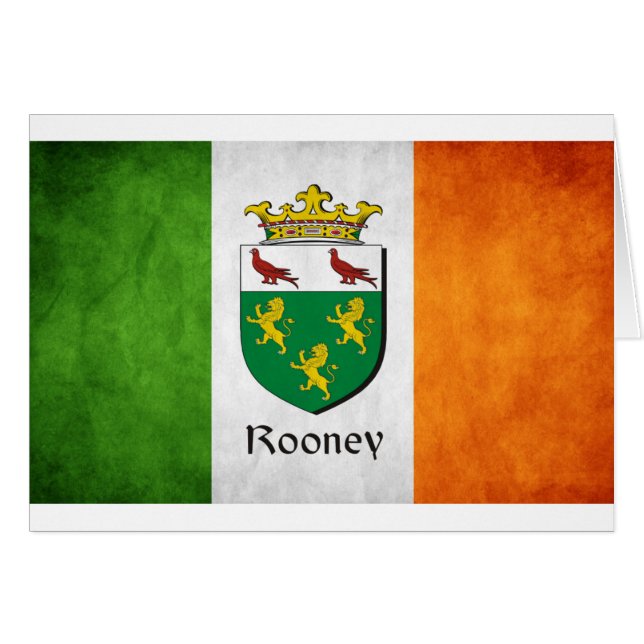 Rooney Irish Flag (Front Horizontal)