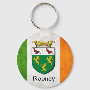 Rooney Irish Flag Key Ring