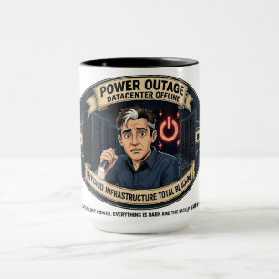 Rooney Troublin - Funny IT Support Power Outage Mug