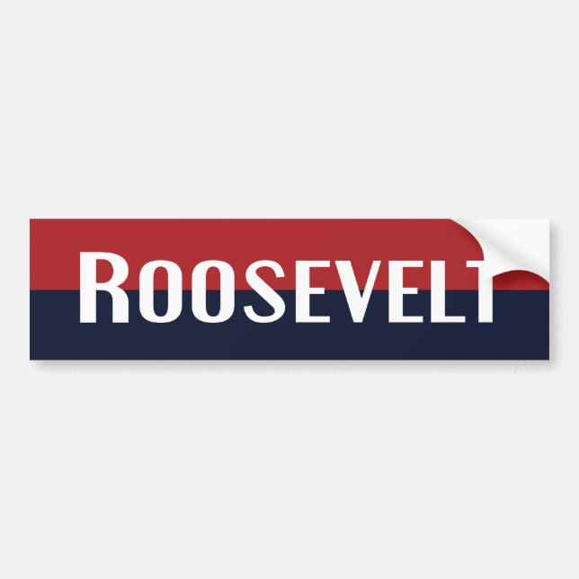 Roosevelt 1940 Bumper Sticker (Front)
