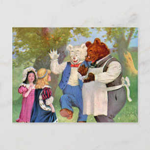 Roosevelt Bears With The Fairy Tale Princesses Postcard