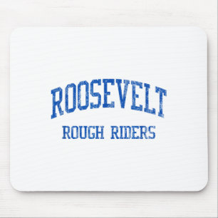 Roosevelt High School Hs Washington Dc Vintage Spo Mouse Mat