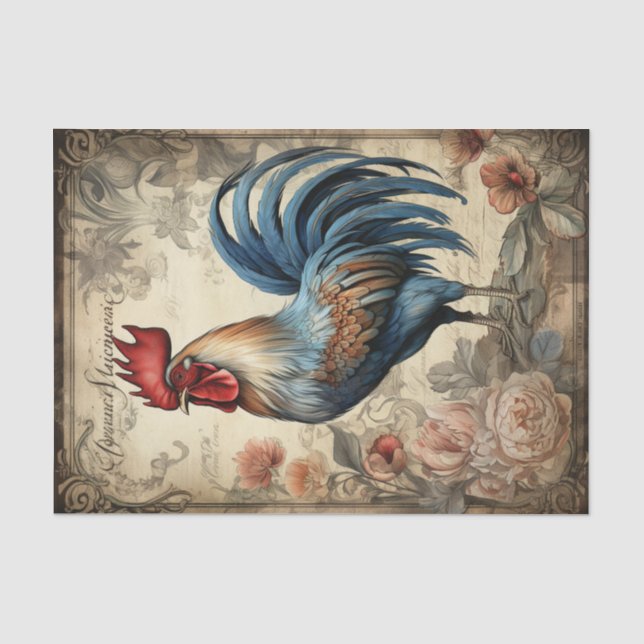 Rooster2 Tissue Paper (Front)