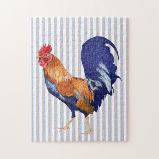 Rooster 10x14 Jigsaw Jigsaw Puzzle Zazzle.co.uk