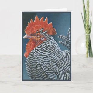 "Rooster 2" Greeting Card
