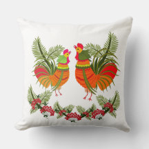 Rooster and hen couple