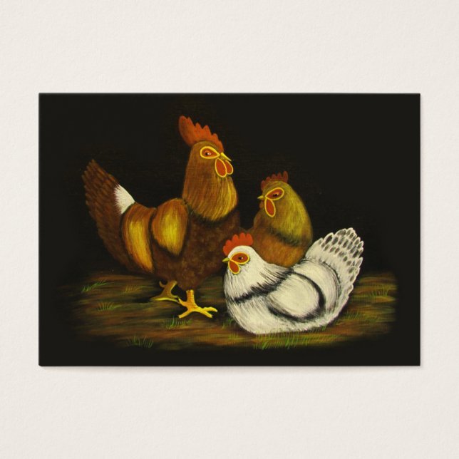 Rooster and Hens ~ ATC (Front)