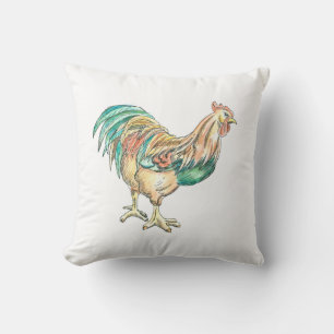 Rooster Art Cushion