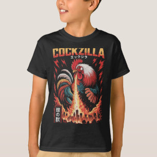 Rooster Art Japanesechicken Cute Chicken Lover T-Shirt