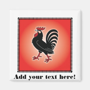 Rooster Attitude Magnet