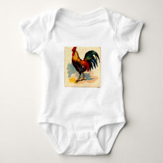 rooster baby bodysuit