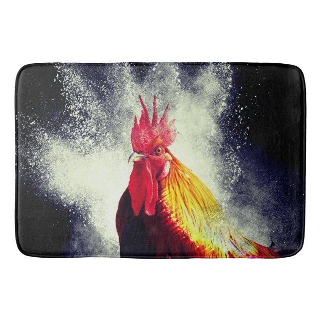 Rooster Bath Mat (Front)