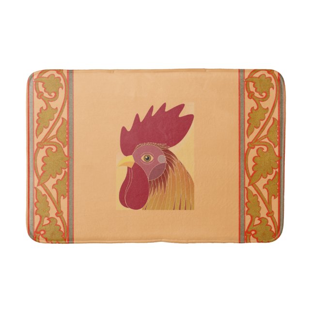 Rooster Bath Mat (Front)