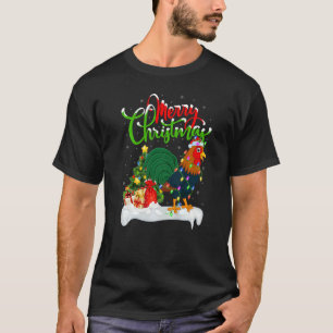 Rooster Bird Xmas Decorations Santa Rooster Chris T-Shirt