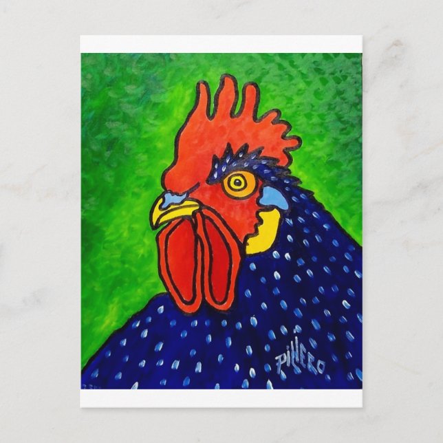 ROOSTER by Piliero Postcard (Front)