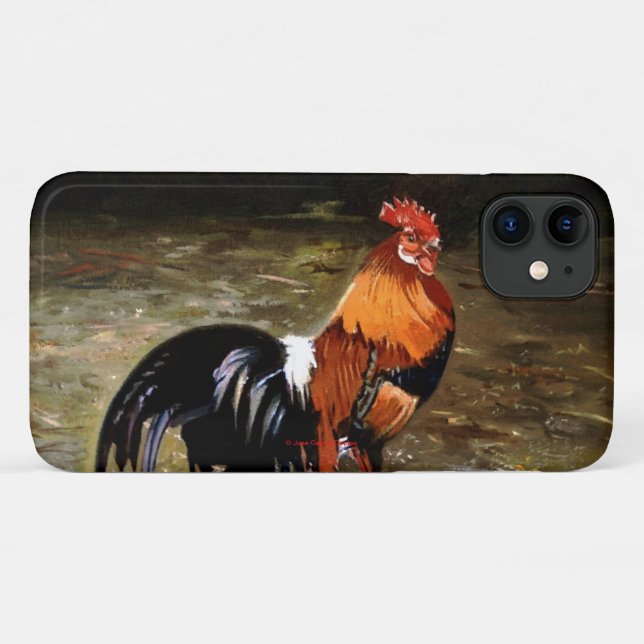 Rooster Case-Mate iPhone Case (Back (Horizontal))