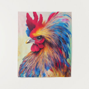 Rooster Chicken Animal Discovery Adventure Nature Tapestry