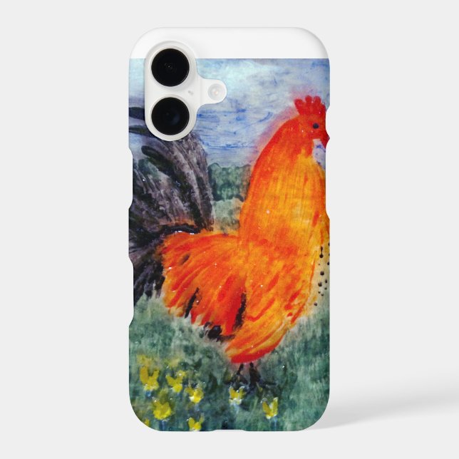 Rooster Chicken Art (Back)