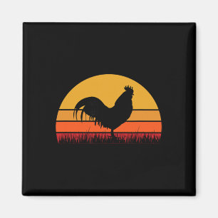 Rooster Chicken - Farm Farming Farmer Ckyard Cute  Magnet