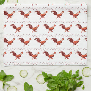 Rooster Chicken Kitchen Towel