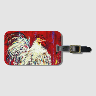 rooster chicken Luggage Tag