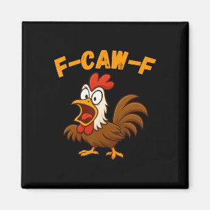 Rooster Chicken Shirt Funny Rnyard Cartoon _1 Magnet