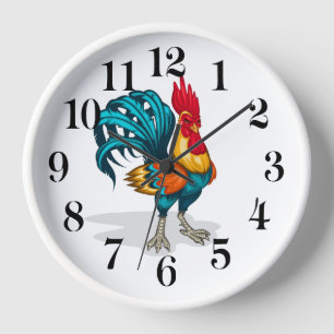 Rooster Clock