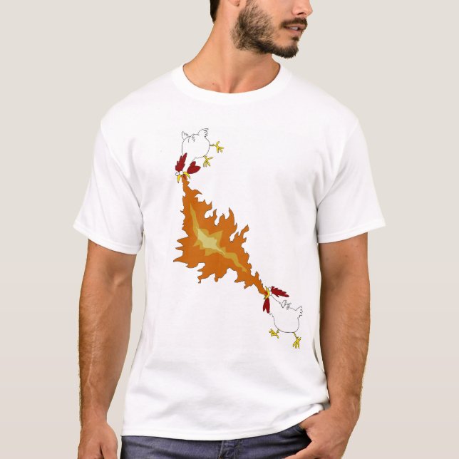 rooster combat T-Shirt (Front)
