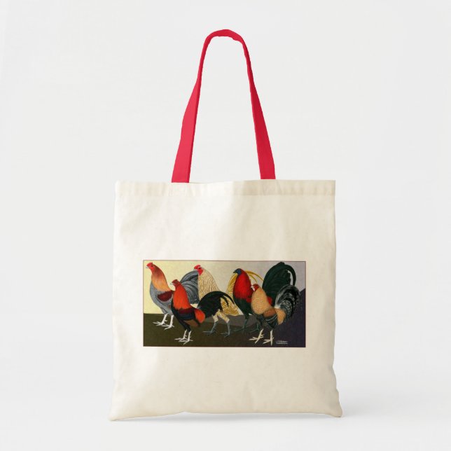 Rooster Dream Team Tote Bag (Front)