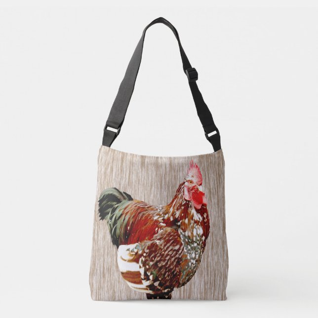 Rooster Extrovert, Crossbody Bag (Front)