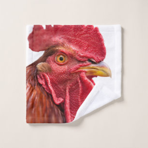 Rooster Face Wash Cloth