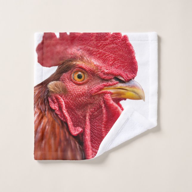 Rooster Face Wash Cloth (Wash Cloth)