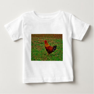 Rooster Facing Left Baby T-Shirt