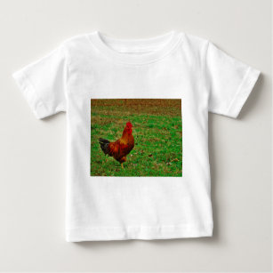 Rooster Facing right Baby T-Shirt