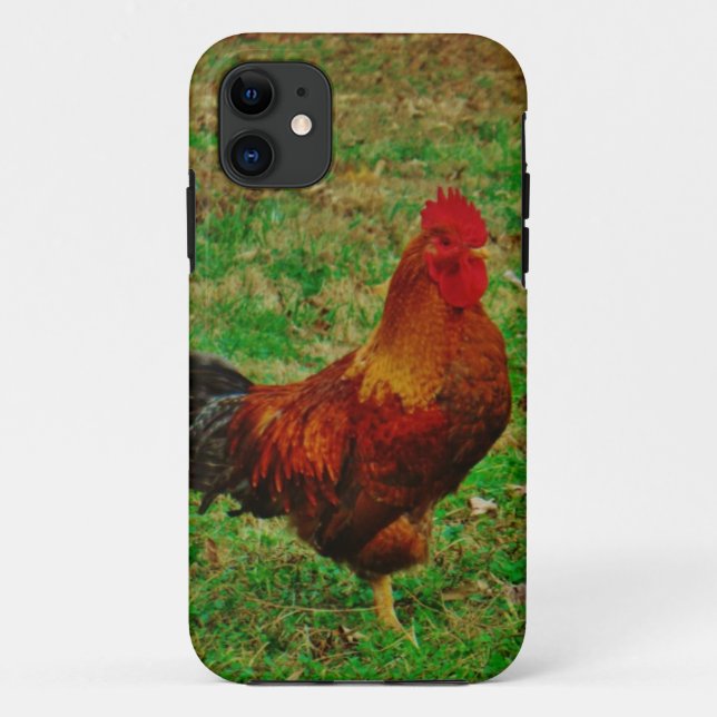 Rooster Facing right Case-Mate iPhone Case (Back)