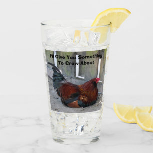 Rooster - Farm Life Series - Glass